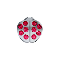 Charm Elements in Oro bianco Rubino DCHR9513 - DCHR9513